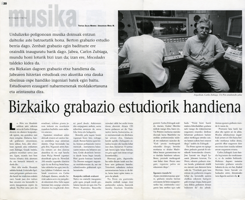 TIOPETE Revista Uribe Kosta junio 1999