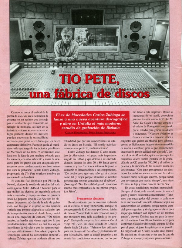 TIOPETE Revista Galea Octubre 99